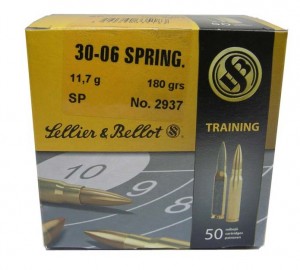 Sellier & Bellot .30-06 Spr SP, 180grs