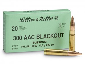 S&B .300 AAC Blackout Subsonic FMJ, 200grs