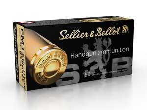Sellier & Bellot 9mm Luger FMJ Subsonic, 140grs