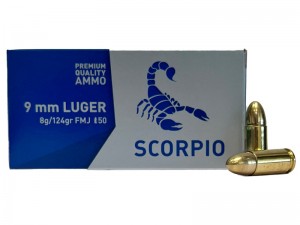 STV 9mm Luger FMJ, 124grs