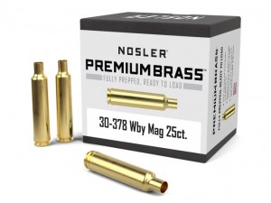 Nosler Brass .30-378 WBY Mag, 25KOS